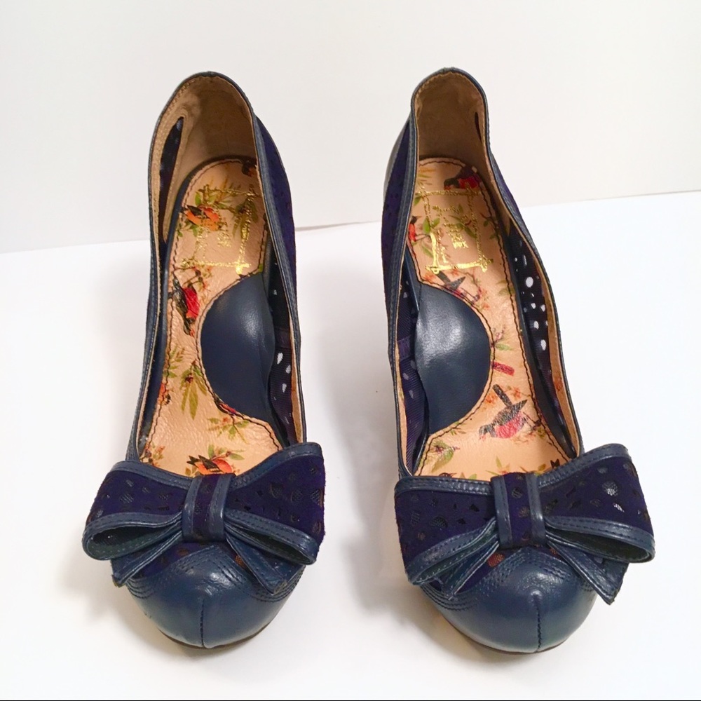 Anthropologie miss L-fire bow heels - Picture 2 of 5